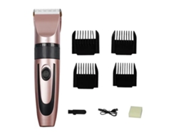 Máquina de Cortar Cabelo Masculina, Kit Profissional de Máquina de Cortar Cabelo Elétrica Sem Fio Recarregável MDUG (dourado Champagne)