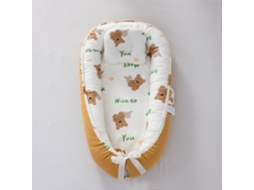 Ninho De Bebé Eifson- Travesseiro Com Capa Lavável Com Zíper 85*50*12cm - Urso