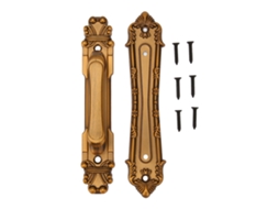 Manípulo Rustico de Porta Deslizante de Granja em Alumínio Bronze