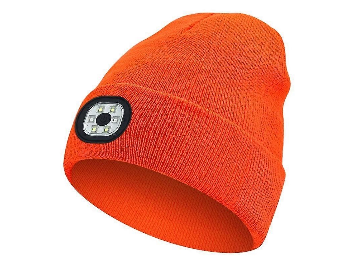 Chapéu com Lanterna de Cabeça Ultrabrilhante 4 Leds, À Prova D'água, Cor 9 BRILVIBERA
