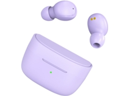Fones De Sem Fio Tws, Com Por Toque, Design Leve Para E Uso Cor Roxa