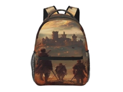Mochila De Estudante H44 Kingdom, Durável E Leve, Alça De Ombro Impermeável E Respirável N44 Olysi Shop