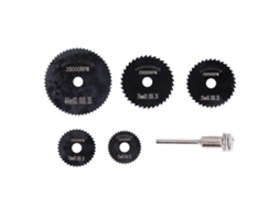 6 Peças Lâmina De Serra Circular Hss Disco De Corte Ferramenta Kit Para Cobre E Ferro