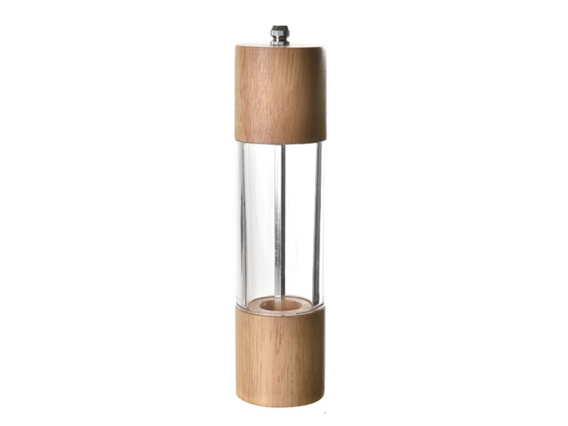 Ronjoe-moedor De Pimentão Manual Multifuncional Eficiente Com Madeira E Acrílico Para Cozinha