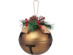 Sinos De Natal Rústicos Com Pinhas |