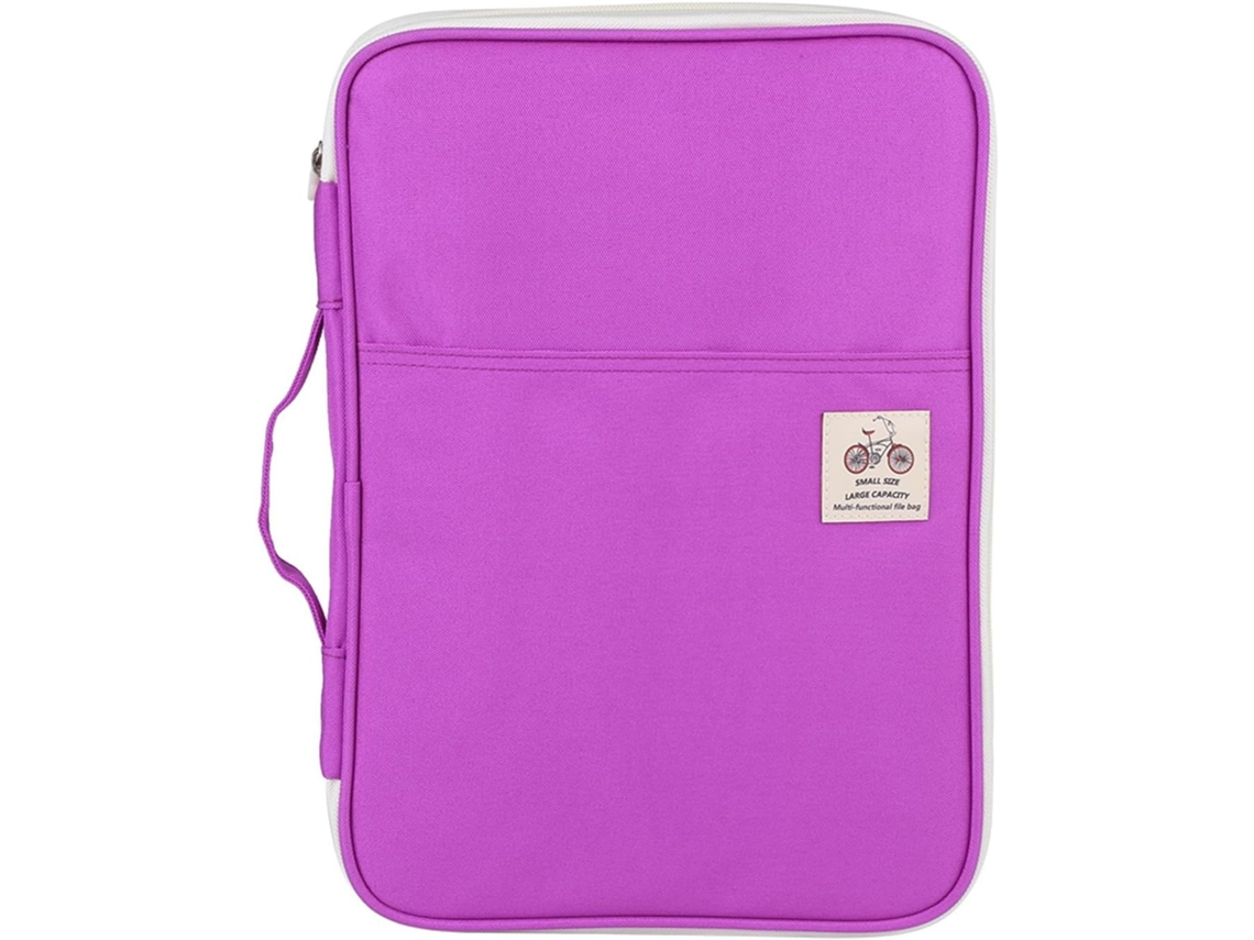 Pasta Para Documentos A4 Multifuncional, Organizadora De Arquivos, Estojo Para Caderno Com Zíper, 5 Gokoco