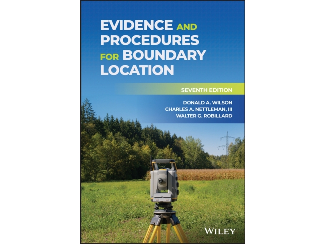 Livro evidence and procedures for boundary location, 7th edition de da wilson (inglês)