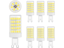 Lâmpada Led G9 Branco Frio, 10w 6000k 900lm Ca 220v Pacote Com 6 Brilvibera