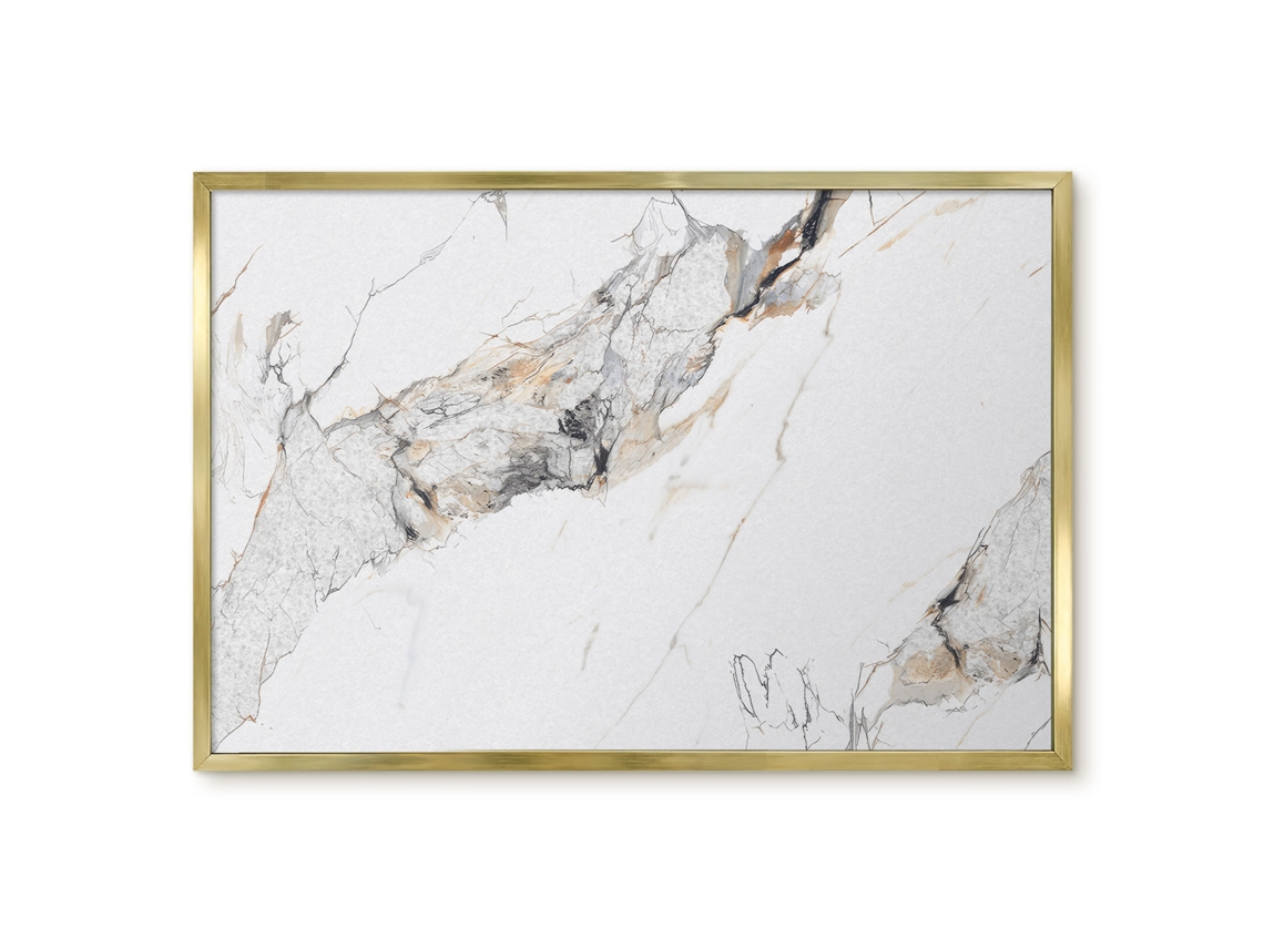 Quadro de parede magnético cinza Elegance para escritório Espelharte (60x40 cm)