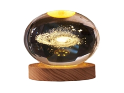 Bola de vidro decorativa Lurelia Via Láctea, com LED