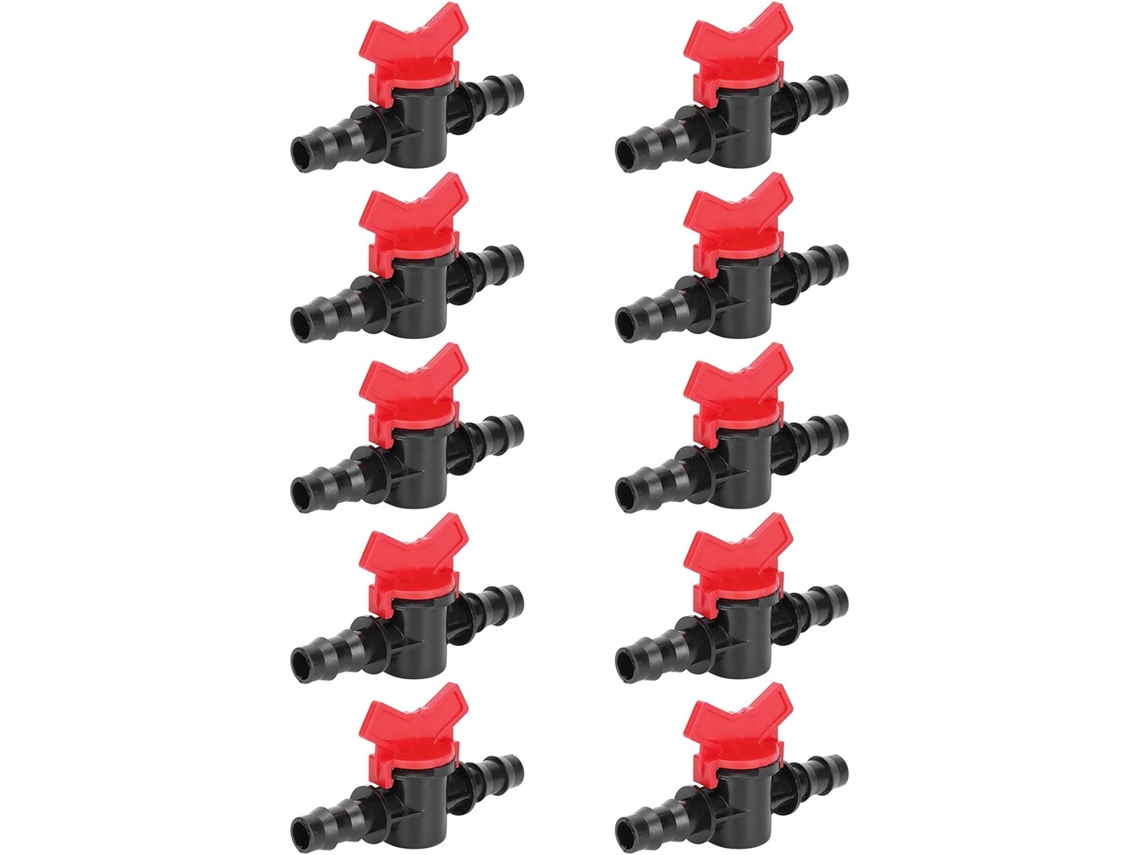 Válvulas De Irrigação Com Espigão Para Mangueira 1/2", 10 Peças,