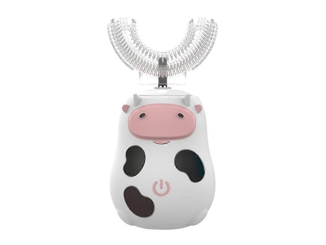 Escova De Dentes Elétrica Infantil - Escova De Dentes Ultrassônica Automática Com 2 Modos Inteligentes - Limpeza 360° - Formato Em U - À Prova D'