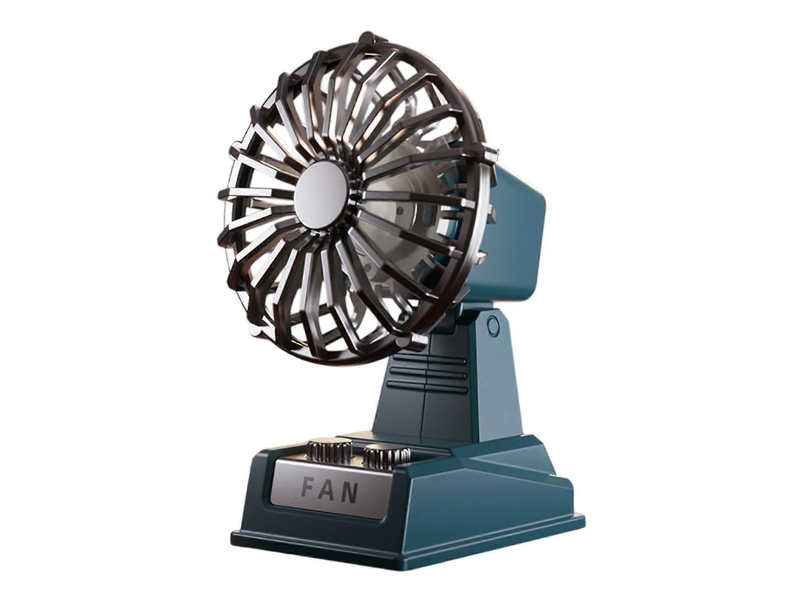 Mini Ventilador Recarregável Em Abs, Estilo Clássico Nostálgico, Pequeno E Silencioso, Portátil.