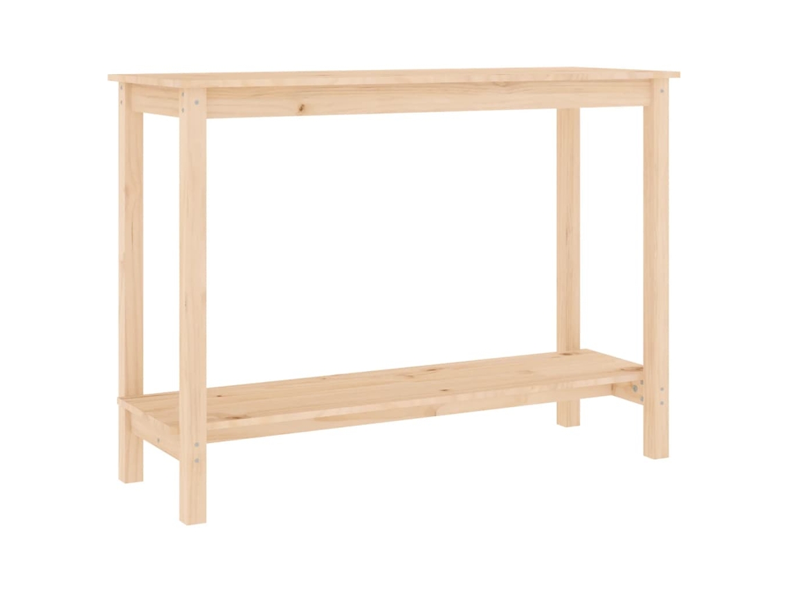 Console Table, Console Tables Vidaxl Marrom Madeira De Pinho (n/a)