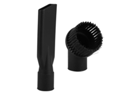 Conjuntos De Escova Redonda E Bico Plano Para Aspirador Industrial, 44mm
