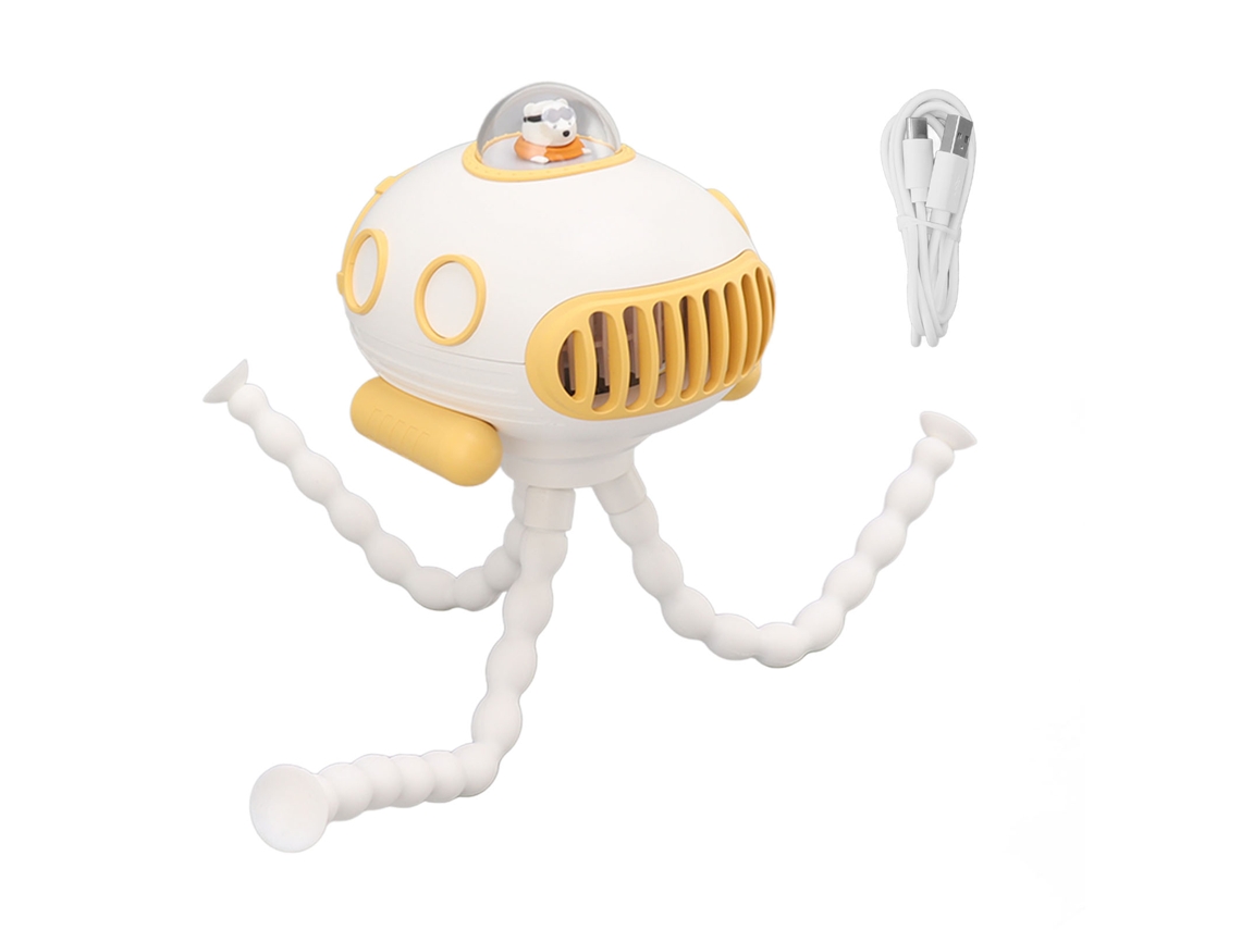 Ventilador Para Carrinho De Bebê Laxiscreed Com Carregamento Usb E Várias Velocidades