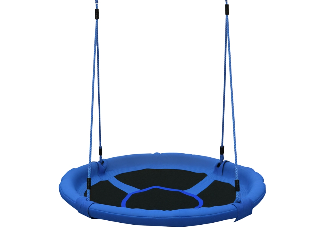 Conjunto de balanço infantil com 2 assentos, estrutura metálica, carga máxima 90 kg, multicolorido ZENCORE SERVICES