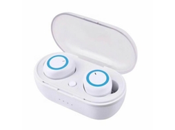 (6) Fone De Ouvido Bluetooth Sem Fio Com Cancelamento De Ruído, À Prova D'água E Com Funções De Microfone