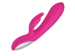 Vibrador De Massagem Prova Dgua De Cabea Dupla De 10 Frequncias Para Mulheres (rosa)