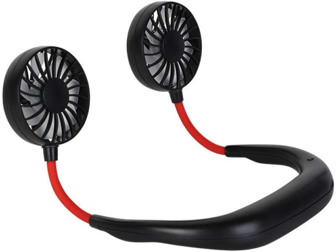 Ventilador Ar Usb Pescoço Mini Portátil para Uso Doméstico e Externo