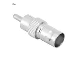 Laxiscreed Adaptador Bnc Fêmea Para Rca Macho Para Interfaces Q9 De Alta Qualidade
