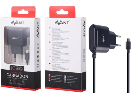 Carregador AVANT CONNECT AV1082N Preto