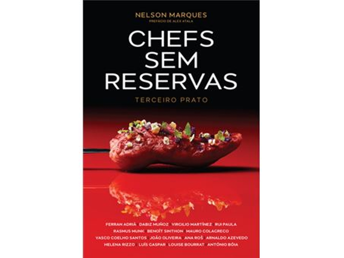 Livro Chefs Sem Reservas de Nelson Marques (Português)