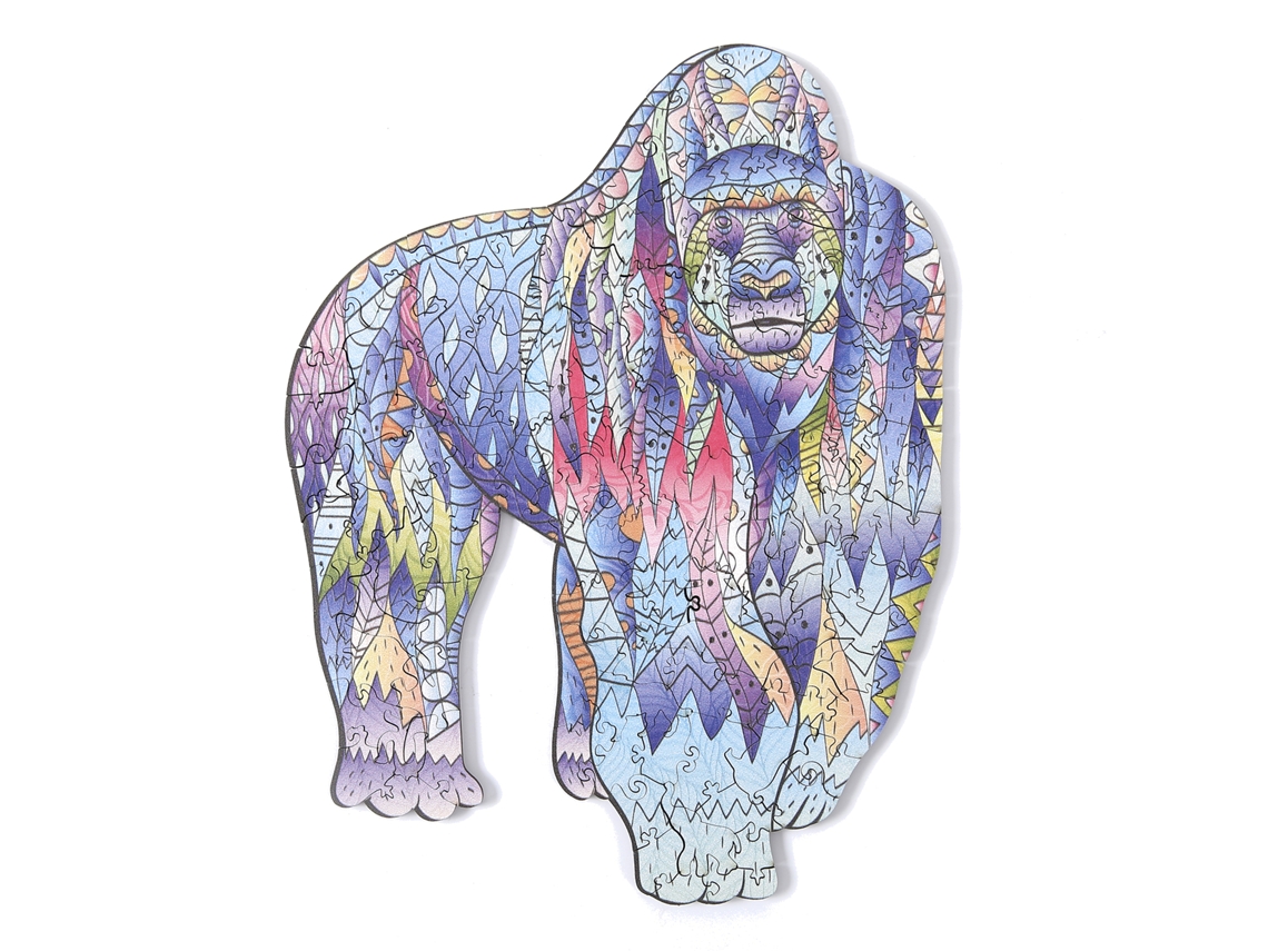 Kit De Quebra-cabeça De Madeira Em Formato De Silhueta, Tamanho A3, Feito De Madeira De Tília Resistente.
