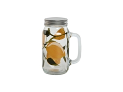 Jarra Casa Esprit Amarelo Aço Inoxidável Cristal