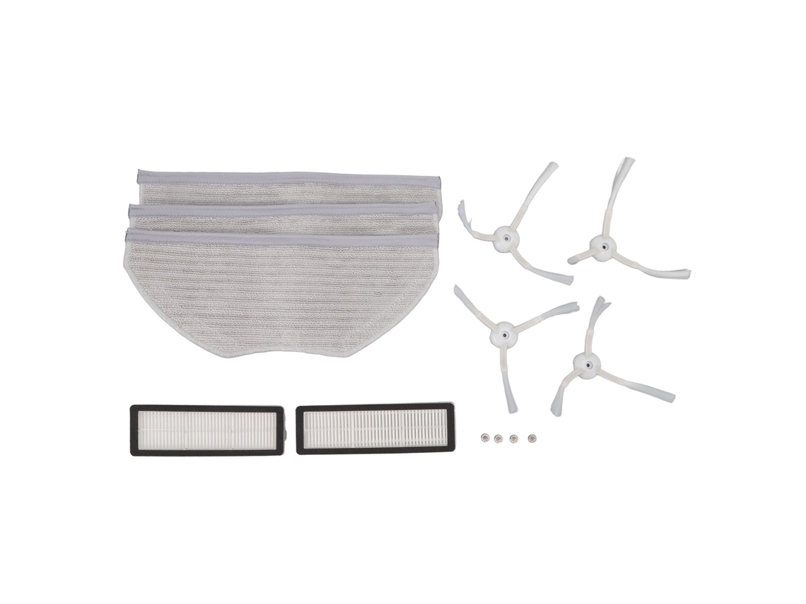 Conjunto de Acessórios para Aspirador Robô MIJIA STFCR01SZ: Escovas Laterais, Filtros e Panos de Limpeza