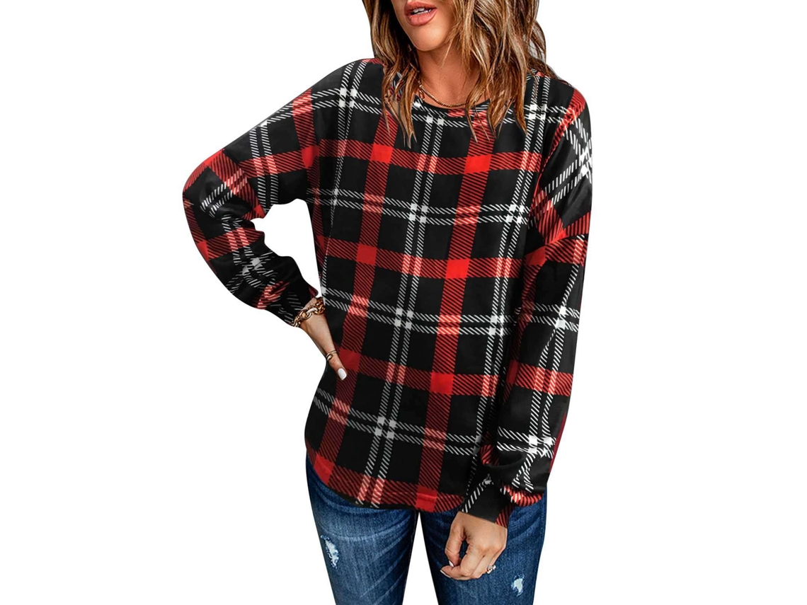 Camiseta Feminina Laxiscreed De Manga Longa Em Rosa Para Casual, Trabalho E Lazer, Tamanho Xxl