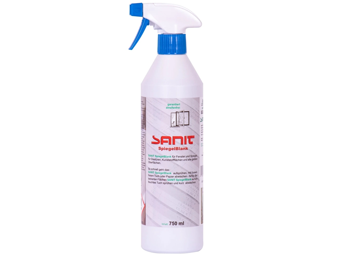 Limpa Espelhos Spray 750 Ml Com Secagem Rápida E Brilho Duradouro