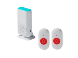 Campainha Inteligente Sem Fio Com Vibração Intermitente, Pager De Emergência À Prova D'água Para Idosos E Sistema De Alerta De Enfermagem.