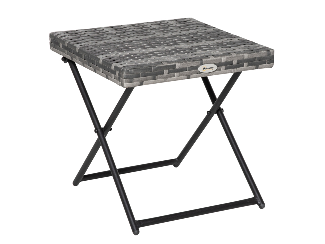 Mesa de Jardim de Vime Sintético 40x40x40cm S/MARCA