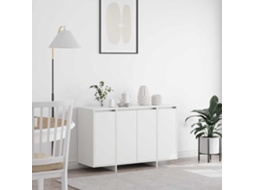 Vidaxl Buffet Branco 120 X 41 X 75 Cm Madeira Processada