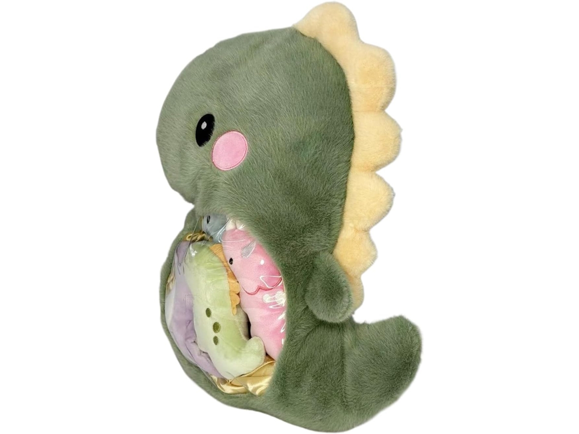 Almofada Pelúcia Dinossauro Para Abraçar, Pelúcia Decorativa.