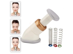 Exercitador De Pescoço Com Gua Sha, Flacidez E Queixo Duplo - Branco