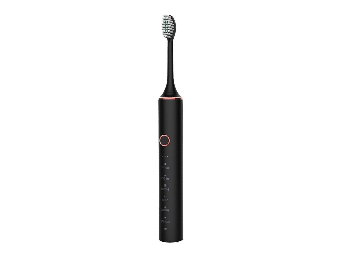 Escova De Dentes Elétrica Com 6 Modos De Limpeza Profunda, À Prova D'água, Portátil Para Adultos E Ideal Para Viagens, Com 4 Cabeças De Escova De