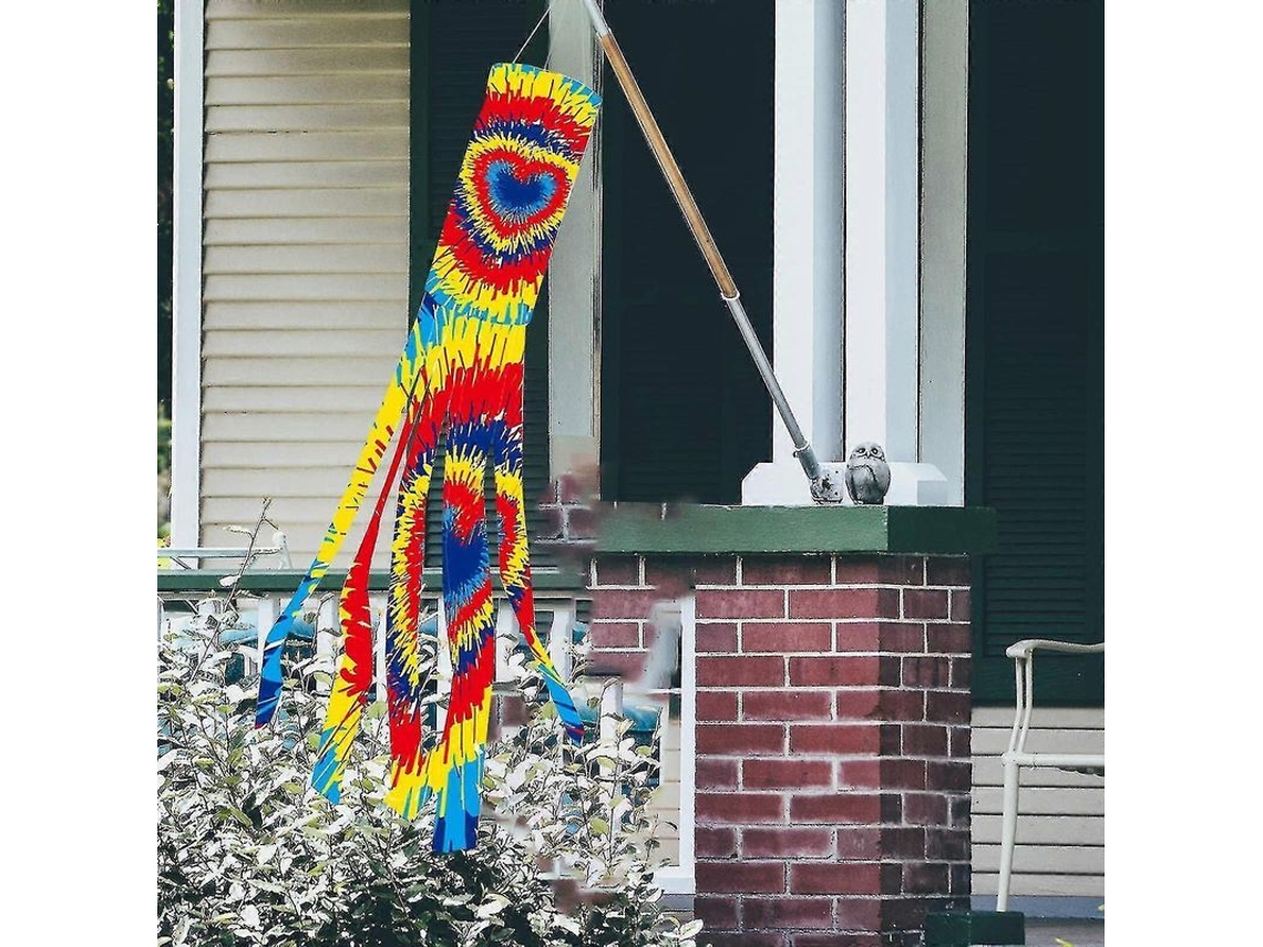 Bandera De Viento Secador Para Jardín Exterior Decoración Al Aire Libre C