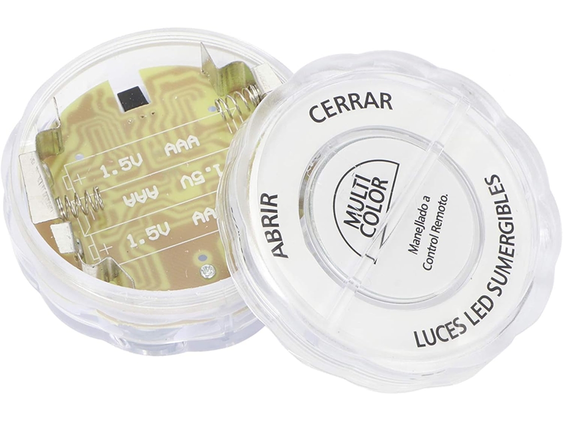 Luzes Led Submersíveis Gloglow Rgb Mudança Plástico Ps 10 Smd 5050 Controle Remoto Infravermelho 4 Modos Iluminação GOKOCO