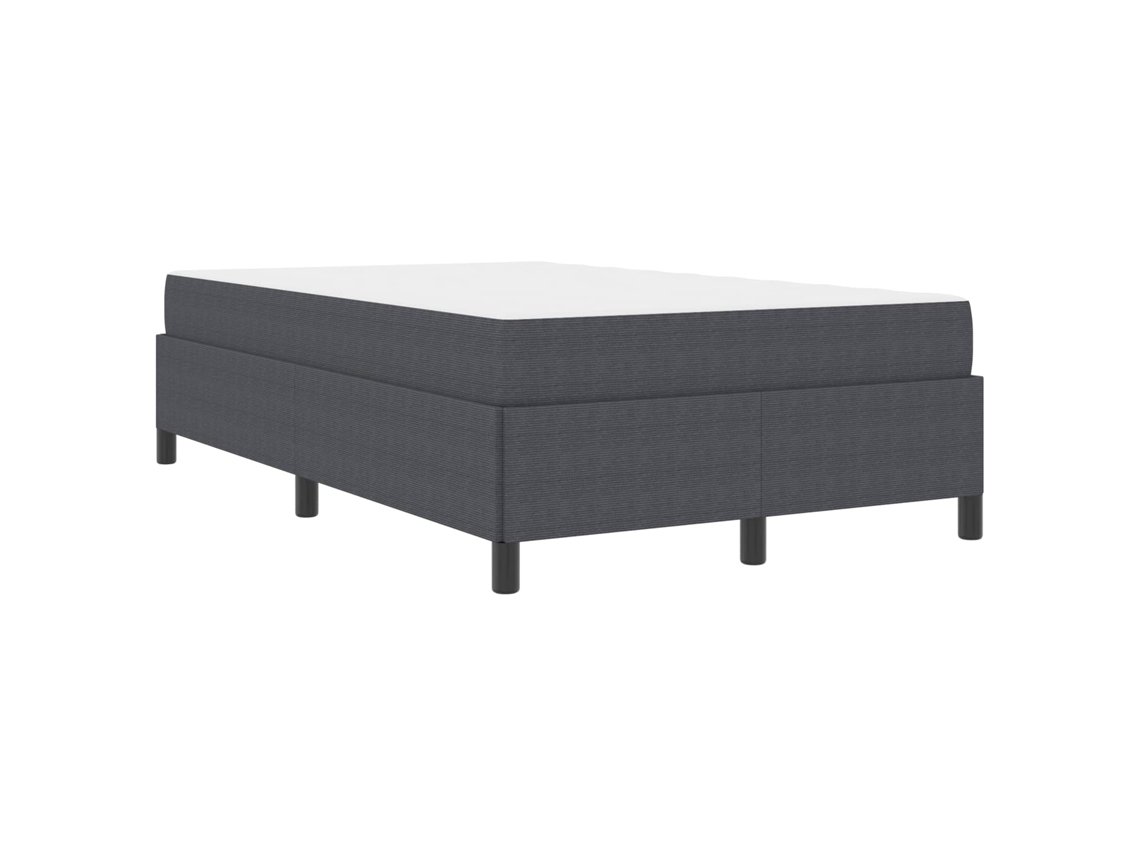 Estrutura da Cama com Colchão Cinza Escuro Tecido MAISON EXCLUSIVE 120x190 cm