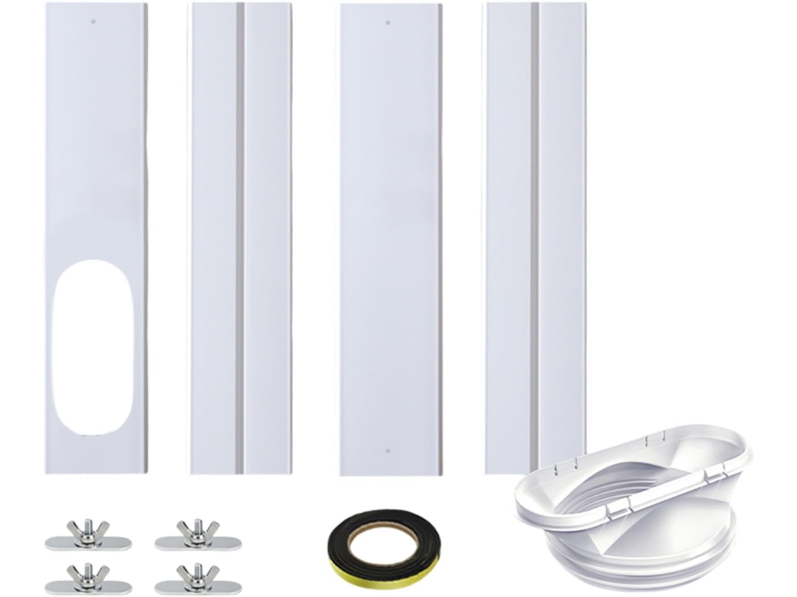 Kit De Vedação Para Janela Ar Condicionado Portátil, Conjunto De 4 Peças Para Janelas Em Arco Com Acessórios, Junta De