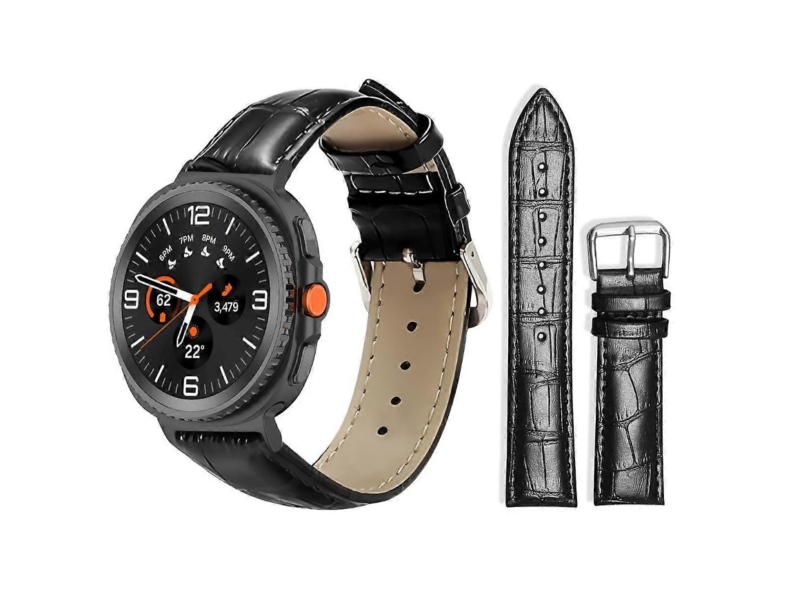 Pulseira De Couro Com Fivela De Pino E Textura De Bambu Xdfind
