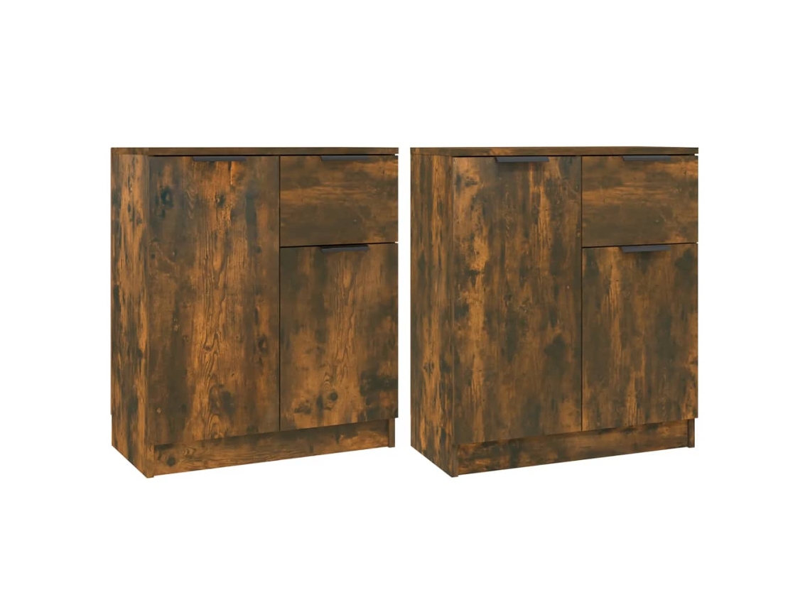 Sideboard, Sideboards Vidaxl Marrom Madeira Processada (n/a)