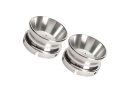 adaptadores Hub Nab de Alumínio Polido 10 Polegadas para Studer Revox Akai Teac 2pcs