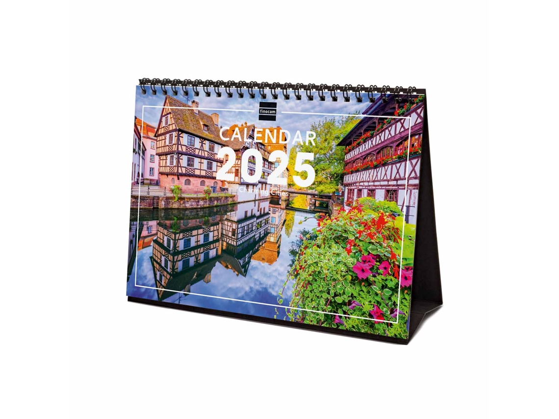 Calendário de Secretária 2025 FINOCAM 21X15Cm Charming 781244925