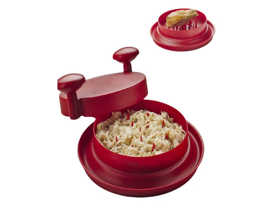 Triturador De Frango Com Alça E Base Antiderrapante(vermelho)
