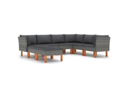Garden Lounge Set, Garden Lounge Sets Vidaxl Cinzeto Rattan / Vime (n/a)