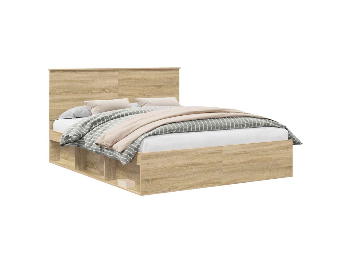 Estrutura da Cama com Cabeceira Sonoma 160 X 200 Cm MAISON EXCLUSIVE
