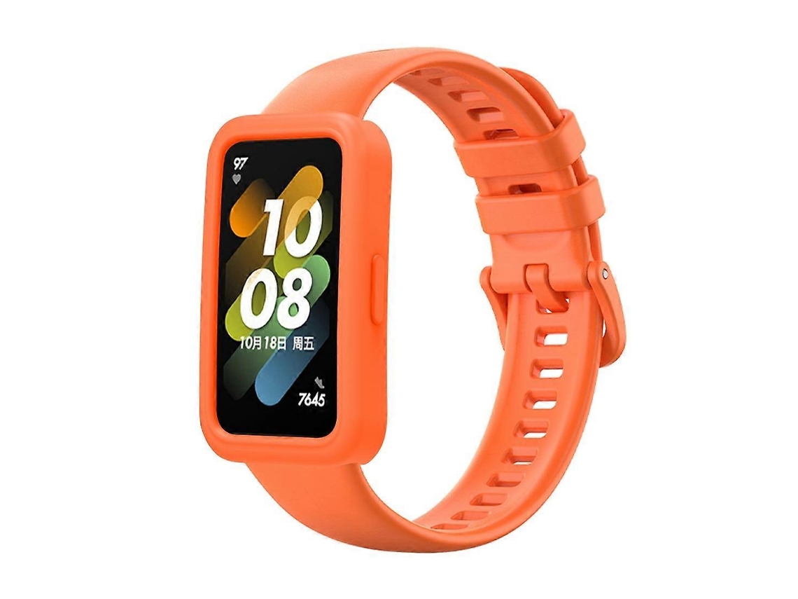 Kit De Capa Protetora De Silicone + Pulseira De Silicone Para Huawei Band 8